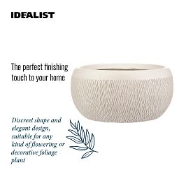 IDEALIST Lite Mesh Style Bowl Planter Outdoor Plant Pot