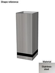 Superline Trend Plus on Wheels Tall Indoor Planter