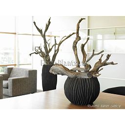 River Round Polystone Outdoor Planter