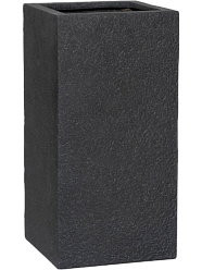 Granite Bouvy L Midnight Square Planter