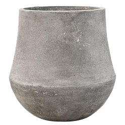Polystone Planter | Tapered Round Indoor and Outdoor Plant Pot 