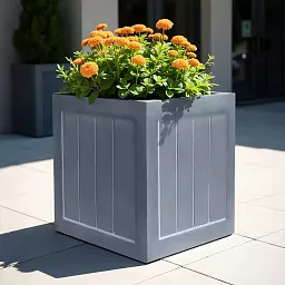 IDEALIST Regency Light Stone Square Garden Planter