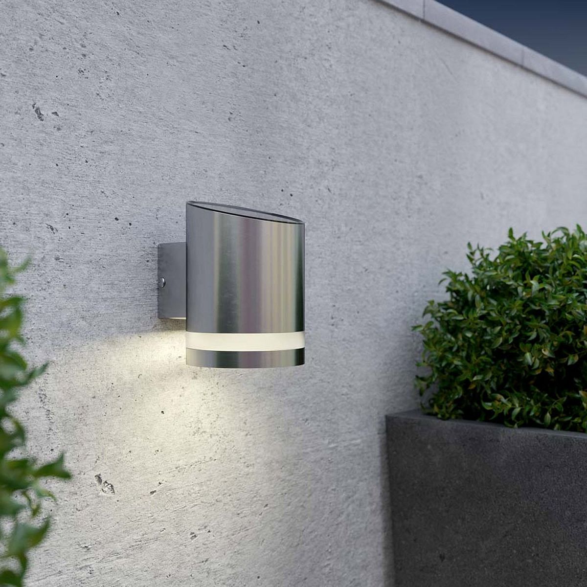 Truro Premium Solar Wall Lights Outdoor