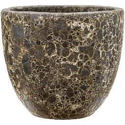 Lava Ceramic Round Planter | Indoor and Outdoor Plant Pot