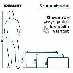 IDEALIST Lite Contemporary Light Concrete High Trough Planter Set