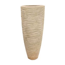 Composits Polystone Partner Seaside Round Tall Indoor Planter Pot