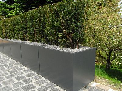 Florida Outdoor Aluminum Trough Planter