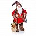 Christmas Woodland Santa Figurine with Glasses