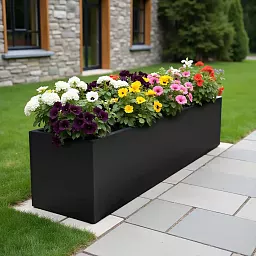 AXIS Trough Outdoor Fiberglass Planter
