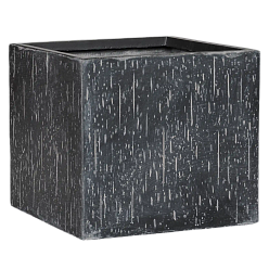 Raindrop Fibreclay Square Planter | Indoor and Outdoor Plant Pot