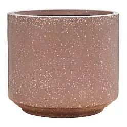 Terrazzo Fiberstone Planter | Cylinder Indoor and Outdoor Plant Pot