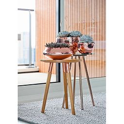 Round Fiberstone Bowl Glossy Tara Planter by Idealist Premium