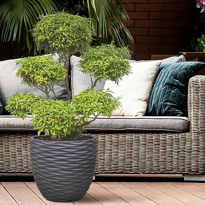 IDEALIST Lite Wave Style Outdoor Egg Planter