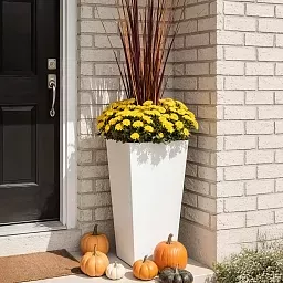 IDEALIST Lite Tall Tapered Contemporary Light Concrete Planter