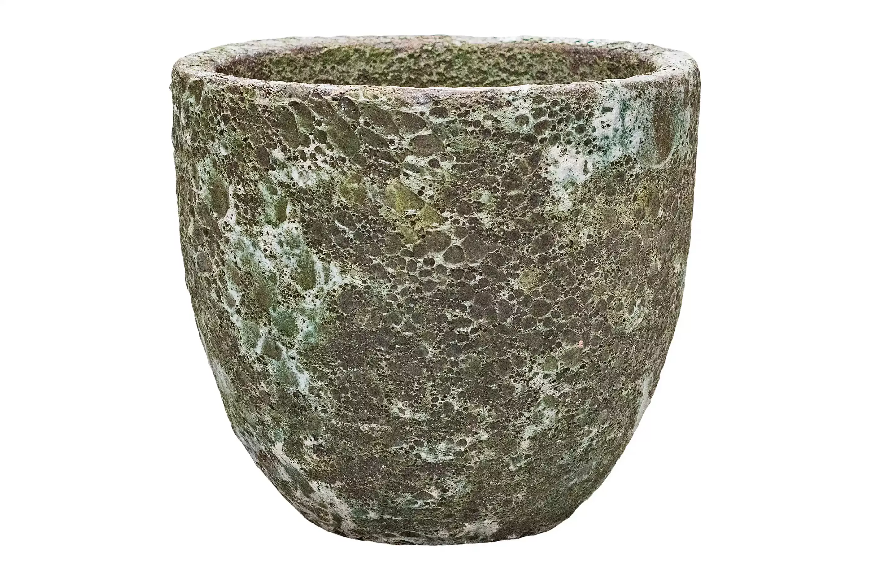 Lava Ceramic Round Planter | Indoor and Outdoor Plant Pot