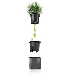LECHUZA Green Wall Home Kit Glossy Indoor Self-watering Planter