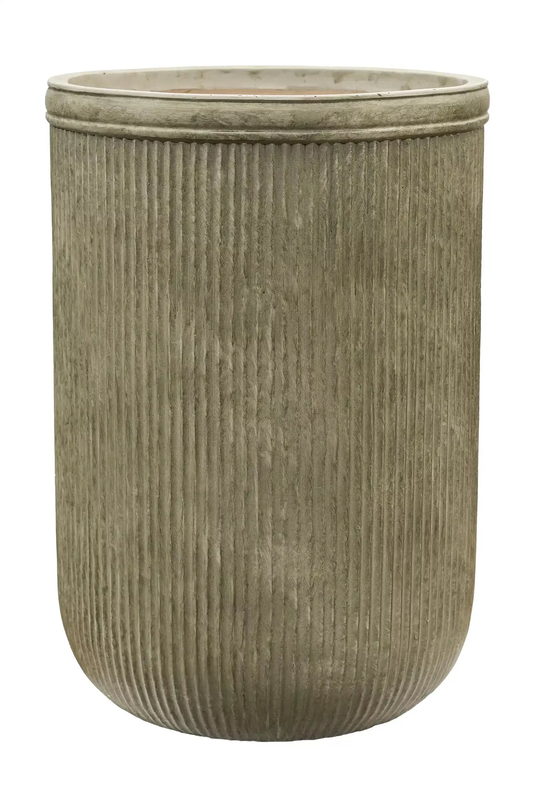 Vertical Rib Tall Planter | Indoor and Outdoor Plant Pot