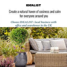 IDEALIST Lite Leaf Embossed Egg Planter