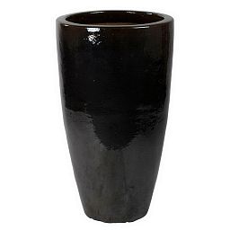 Ceramic Round Tall Glossy Planter Pot In/Out