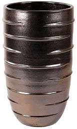 Ceramic Circular Round Tall Glossy Planter Pot In/Out