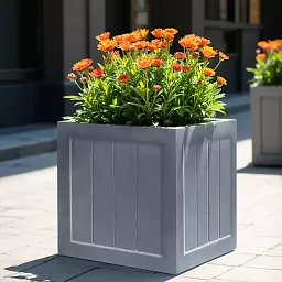 IDEALIST Regency Light Stone Square Garden Planter