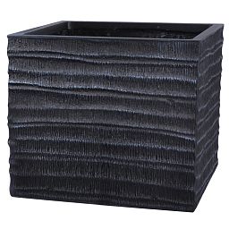 IDEALIST Lite Straw Ribbed Square Outdoor Planter
