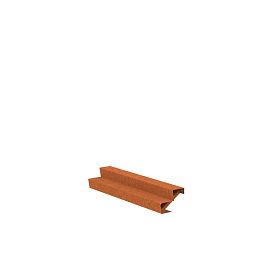 2 Steps Corten Steel Stair