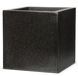 Square Fiberstone Contemporary Planter by Cadix Capi Lux