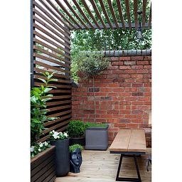 IDEALIST Lite Victorian Box Square Light Stone Outdoor Planter