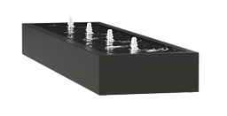 Aluminium Trough Fountain Watertable