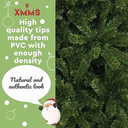 XMMS Limerick Artificial Christmas Tree with Tree Skirt & Cotton Gloves Fir Green Needles