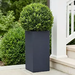 IDEALIST Lite Tall Square Contemporary Light Concrete Planter