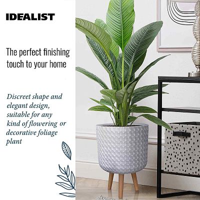 IDEALIST Lite Faceted Effect Planter on Legs