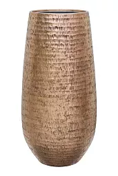 Opus Polystone Tall Planter + Liner | Hammered Finish Indoor Plant Pot Vase