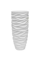 Luxe Lite Glossy Sea Tall Indoor Planter