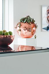 Round Fiberstone Planter by Idealist Premium BETH Glossy