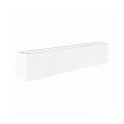Fibrestone Large Trough Planter | Indoor and Outdoor Plant Pot by Idealist Premium Jort Glossy