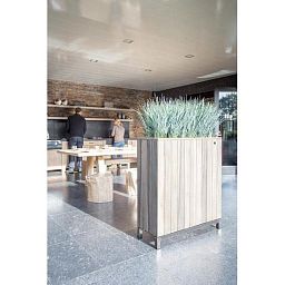 Kayu Roomdivider Trough Polystone Outdoor Planter