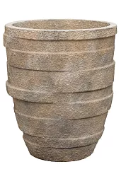 Luxe Lite Stone Varuna Tall Indoor Planter