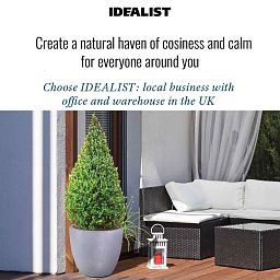 IDEALIST Lite Contemporary Light Concrete Egg Planter