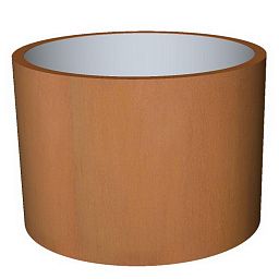 Cortenstyle Standard Topper on Ring Round Planter IN\OUT