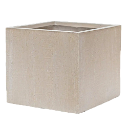 Raindrop Fibreclay Square Planter | Indoor and Outdoor Plant Pot