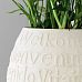 Welcome Round Tall Polystone Outdoor Planter