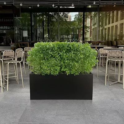 IDEALIST Lite Contemporary Light Concrete Trough Planter