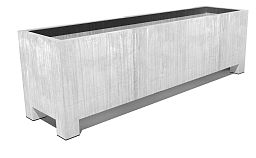 Vadim Outdoor Galvanised Steel Trough Planter