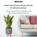 IDEALIST Lite Modern Ribbed Cylinder Planter on Legs, Round Pot Plant Stand Indoor