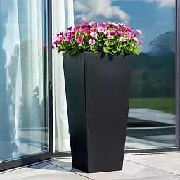 IDEALIST Lite Tall Tapered Contemporary Light Concrete Planter