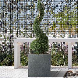 IDEALIST Lite Textured Concrete Effect Square Outdoor Planter