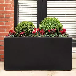 IDEALIST Lite Contemporary Light Concrete High Trough Planter