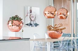 Round Fiberstone Planter by Idealist Premium BETH Glossy